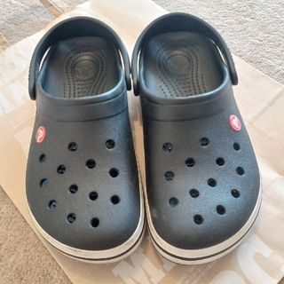 クロックス(crocs)のクロックス　黒　25cm 　M7(ビーチサンダル)