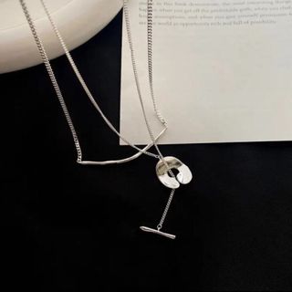 ドゥーズィエムクラス(DEUXIEME CLASSE)の【新品】modern necklace / silver(ネックレス)