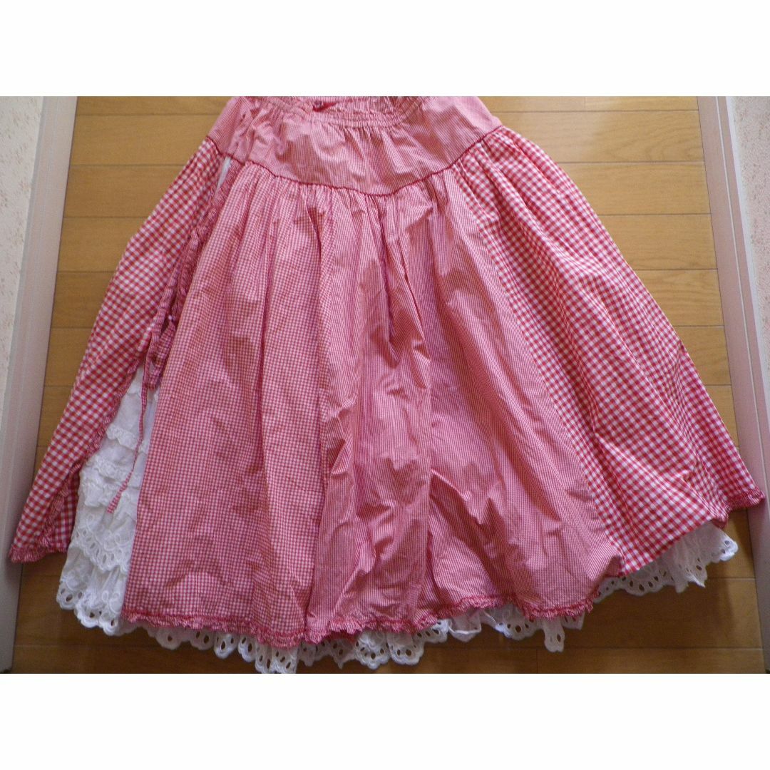 PINK HOUSE - 今日明日のみ９８００円！ピンクハウス赤色ギンガムチェックスカート