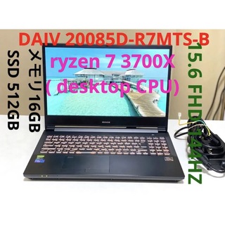 DAIV 20085D-R7MTS-B ryzen 7 3700X 16/512