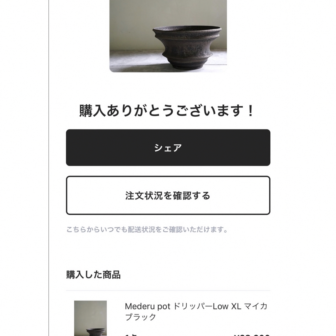 Mederu pot ドリッパー L マイカブラック