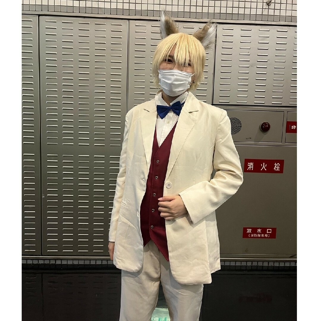 ジブリ(ジブリ)の猫の恩返し　バロン風コスプレ衣装一式 レディースのレディース その他(その他)の商品写真