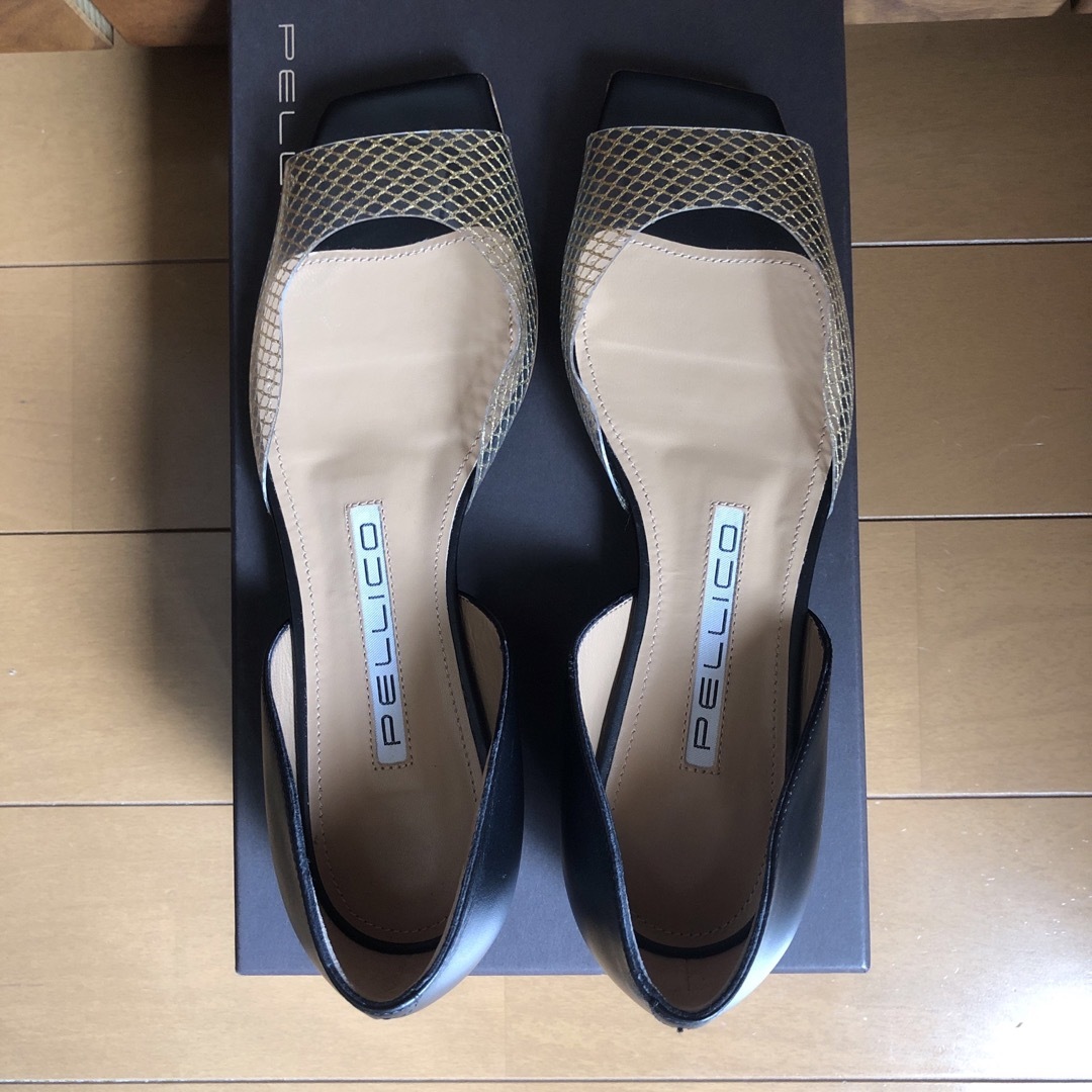 ペリーコ PVC サンダル 【PELLICO】 オープントゥフラットシューズ | フリマアプリ ラクマ
