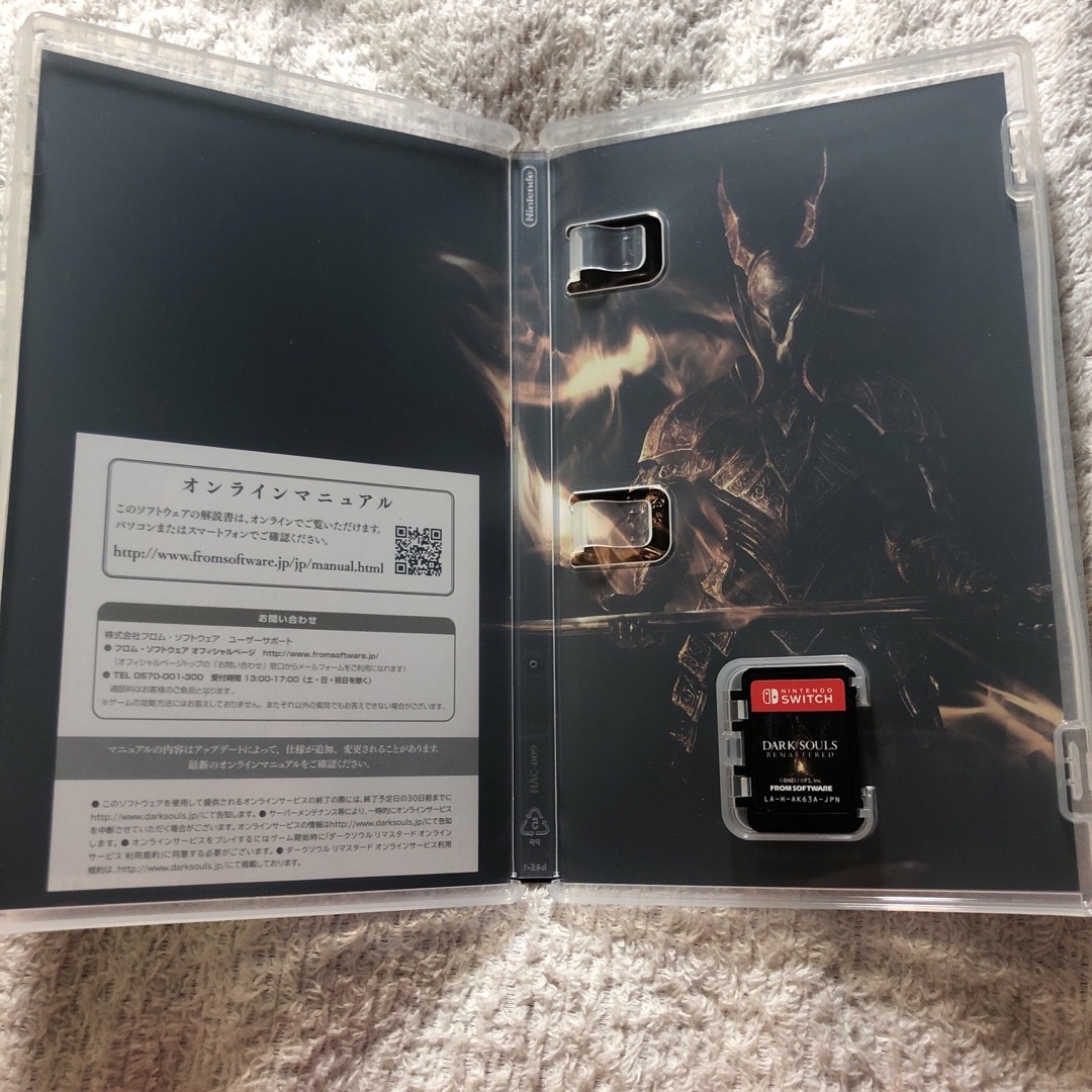 Nintendo Switch(ニンテンドースイッチ)のDARK SOULS REMASTERED エンタメ/ホビーのゲームソフト/ゲーム機本体(携帯用ゲームソフト)の商品写真