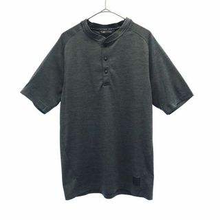 アディダス(adidas)のアディダス ADICROSS 半袖 Tシャツ ヘンリーネック ゴルフウェア S グレー adidas アディクロス メンズ 【中古】  【230801】 メール便可(ウエア)