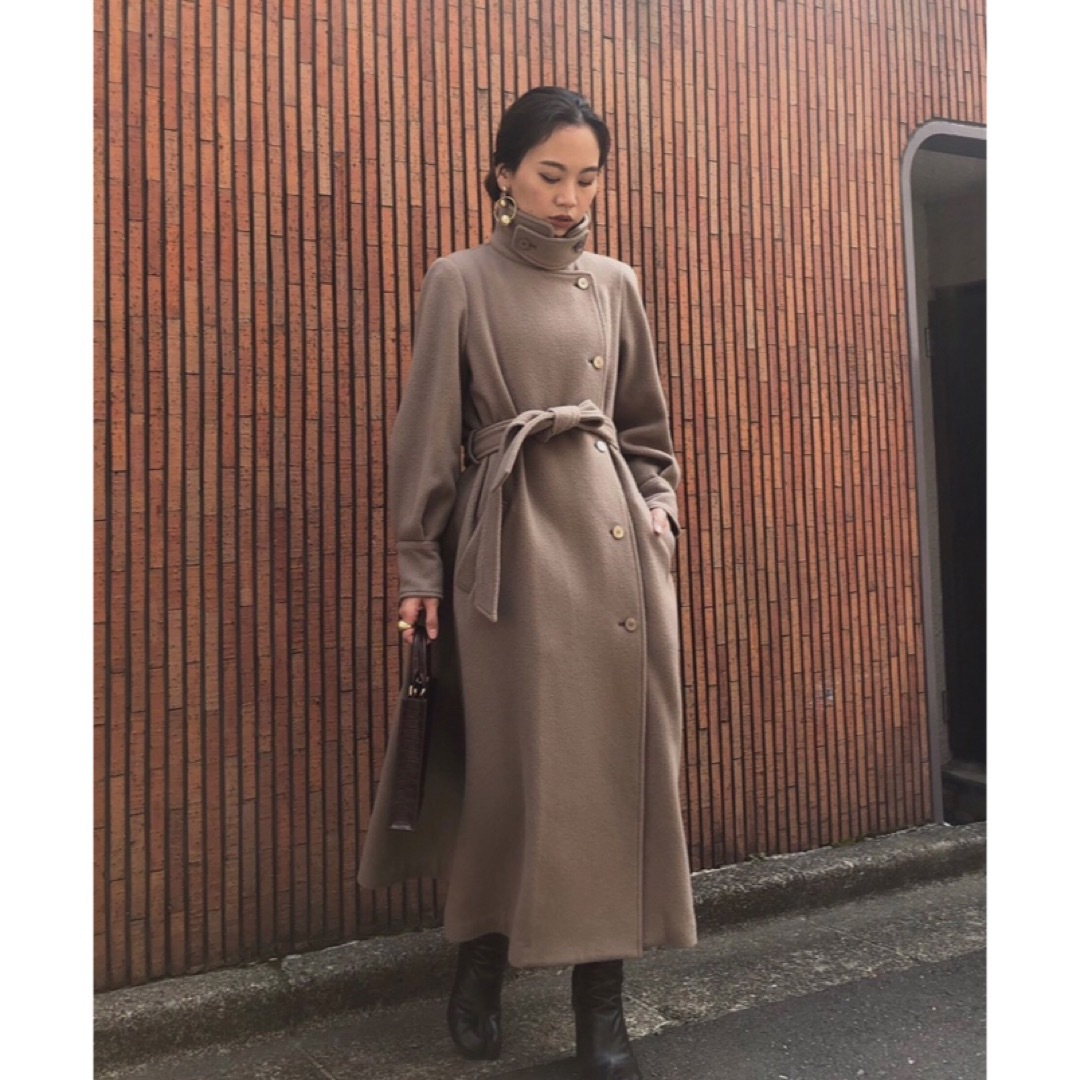 アメリ POOFY FLARE LONG COAT Mサイズ