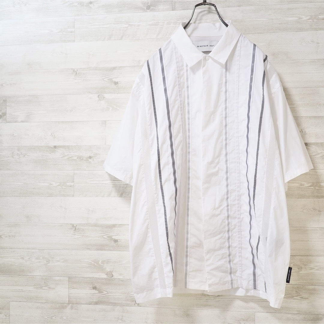 MINOTAUR(ミノトール)のMINOTAUR INST. 20SS Tape Stripe Shirt SS メンズのトップス(シャツ)の商品写真