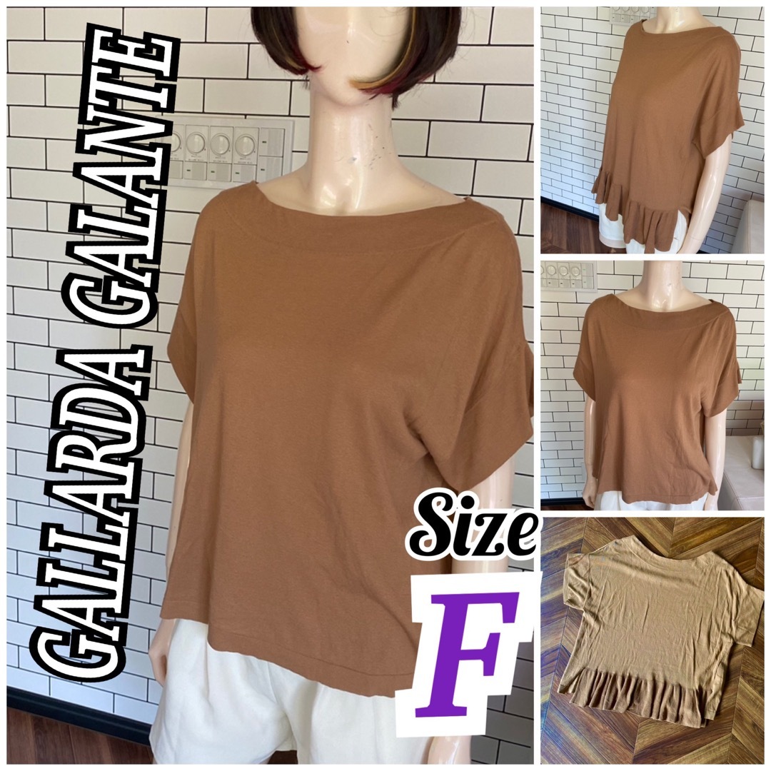 GALLARDA GALANTE - ガリャルダガランテ美品!前後2ウェイサマーニット