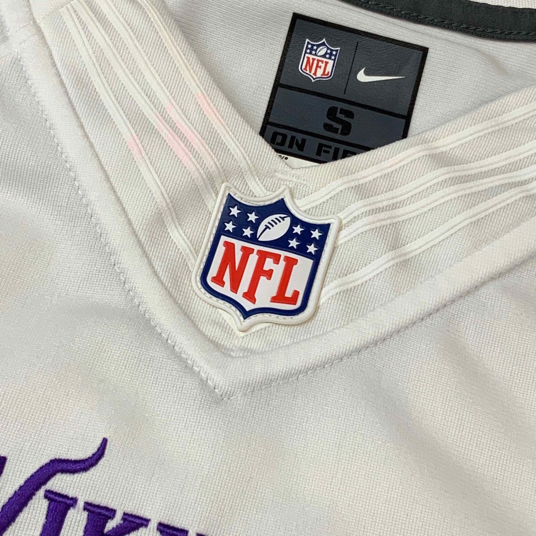 NIKE(ナイキ)のNIKE NFL VIKINGS ゲームシャツ #28 Peterson スポーツ/アウトドアのスポーツ/アウトドア その他(アメリカンフットボール)の商品写真