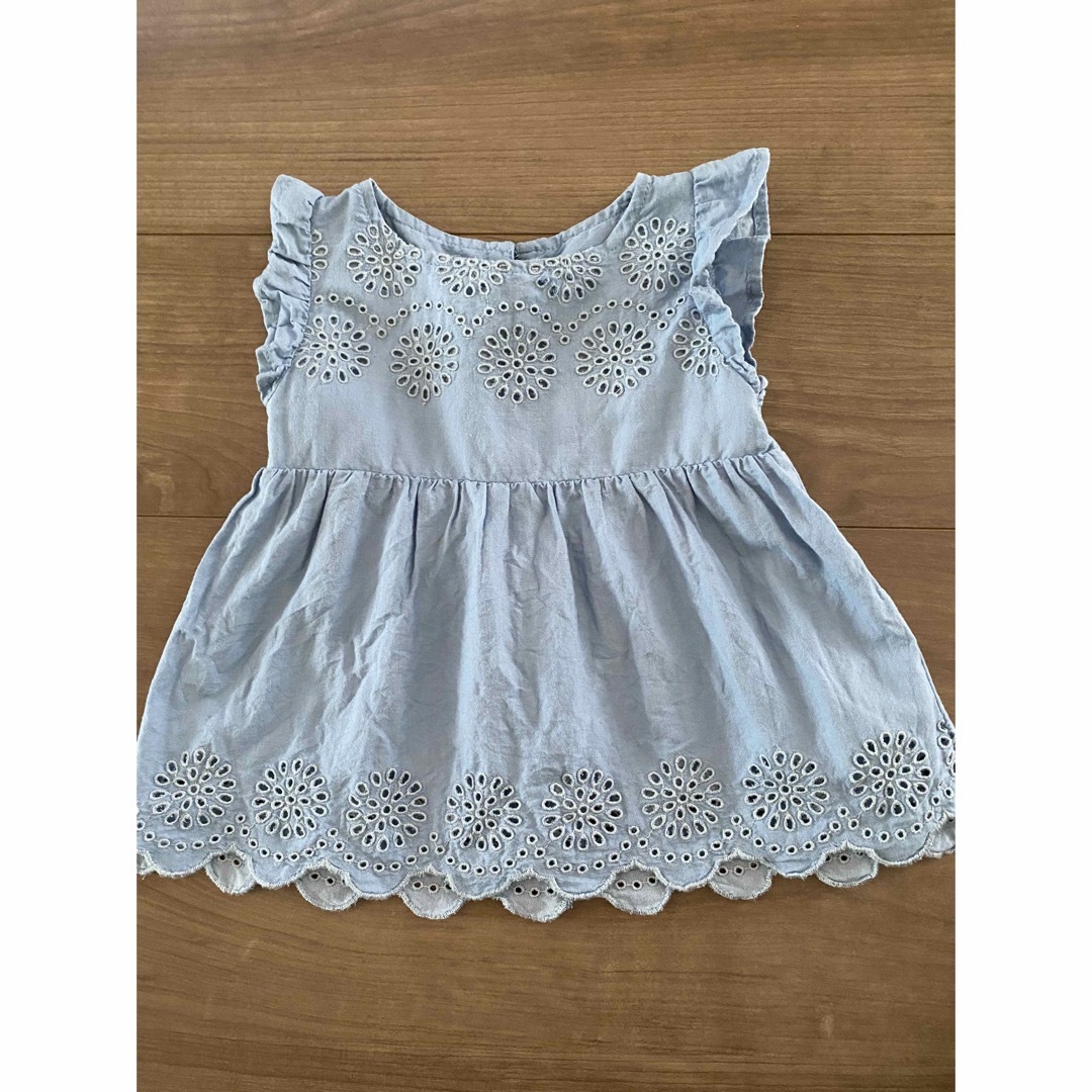 babyGAP(ベビーギャップ)のワンピース80サイズ　2枚セット キッズ/ベビー/マタニティのベビー服(~85cm)(ワンピース)の商品写真