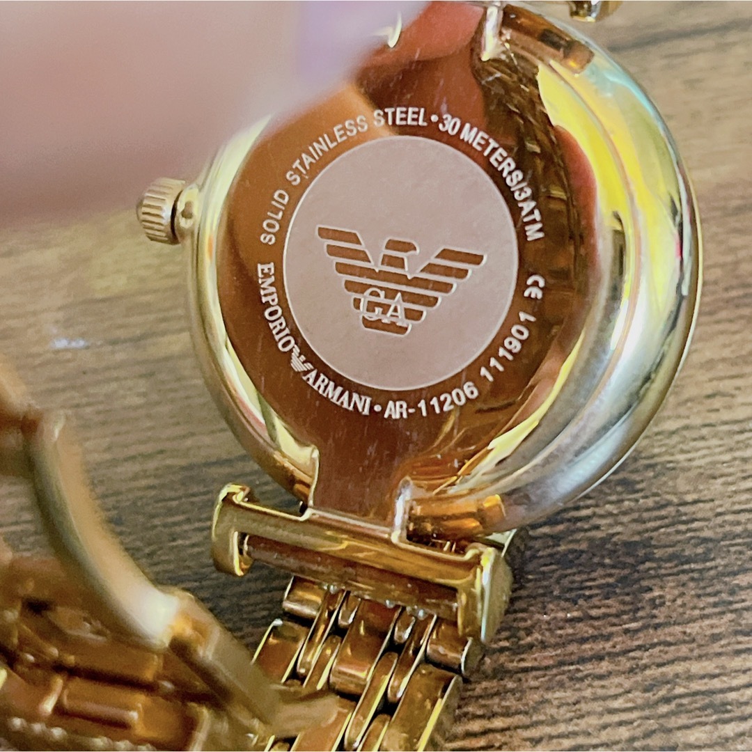 Emporio Armani(エンポリオアルマーニ)のエンポリオアルマーニ　時計　レディース　とんぼ レディースのファッション小物(腕時計)の商品写真