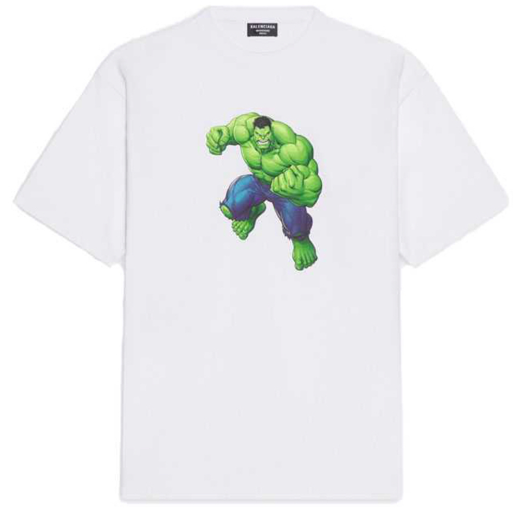 トップスBalenciaga HULK 2021MARVEL Tシャツ　バレンシアガ