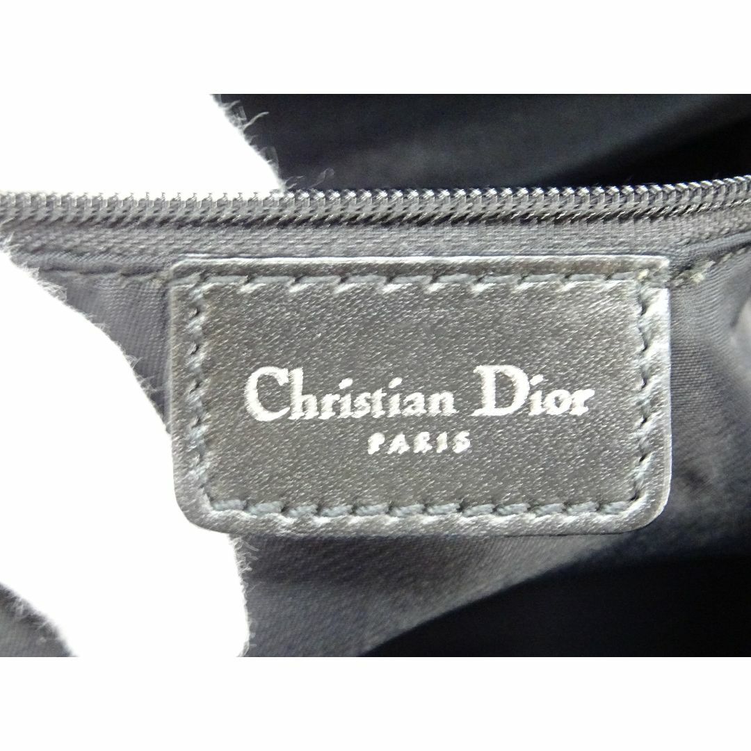 M池009 / Dior トロッター トラベルバッグ キャンバス レザー