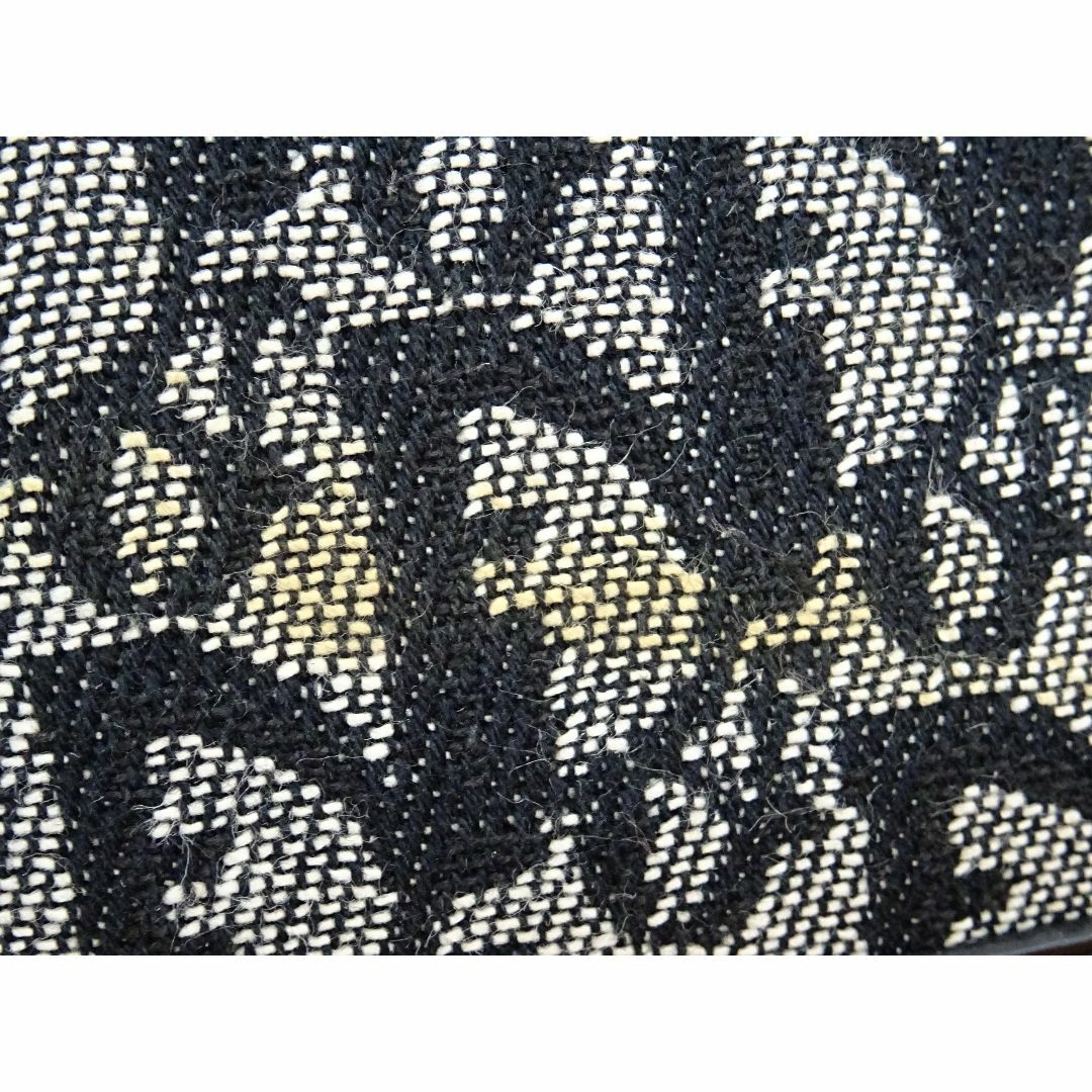 M池009 / Dior トロッター トラベルバッグ キャンバス レザー