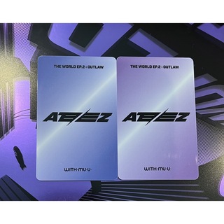 ATEEZ - ATEEZ withMUU ラキドロ トレカ ウヨン 2枚セット【688】の ...