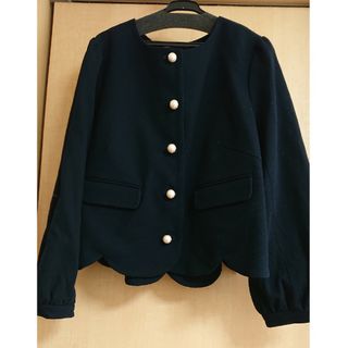 フランシュリッペ(franche lippee)のミルキー様専用★未使用★yukiemon★スワンジャケット★3Lサイズ(ノーカラージャケット)