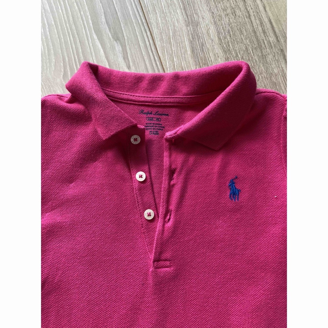 POLO RALPH LAUREN(ポロラルフローレン)のポロラルフローレン　ポロシャツワンピース90cm キッズ/ベビー/マタニティのキッズ服女の子用(90cm~)(ワンピース)の商品写真