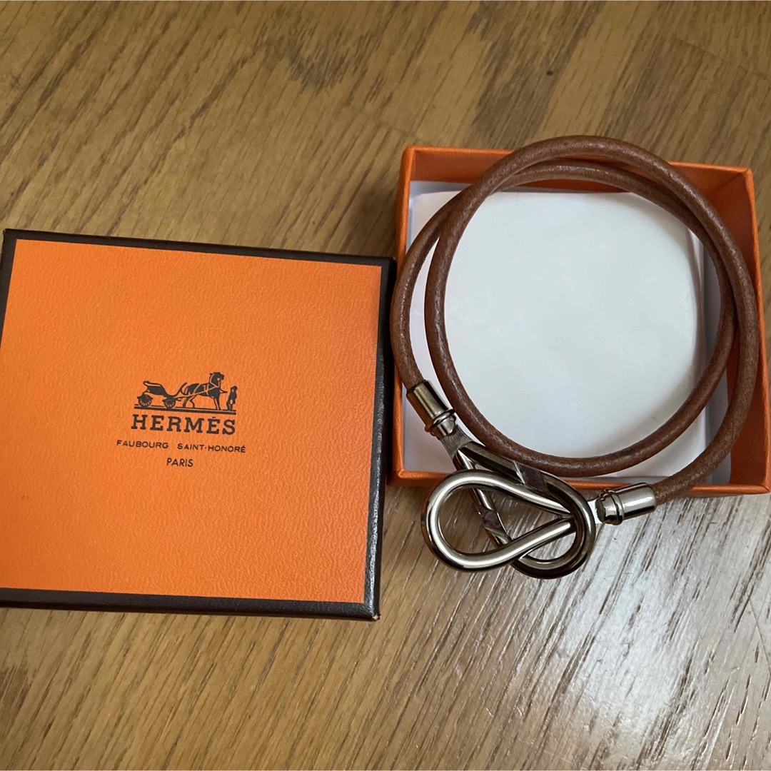 rk4384 HERMES エルメス アタメ チョーカー 2連ブレスレット