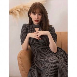 ハーリップトゥ(Her lip to)のStriped midi dress♡herlipto(ロングワンピース/マキシワンピース)