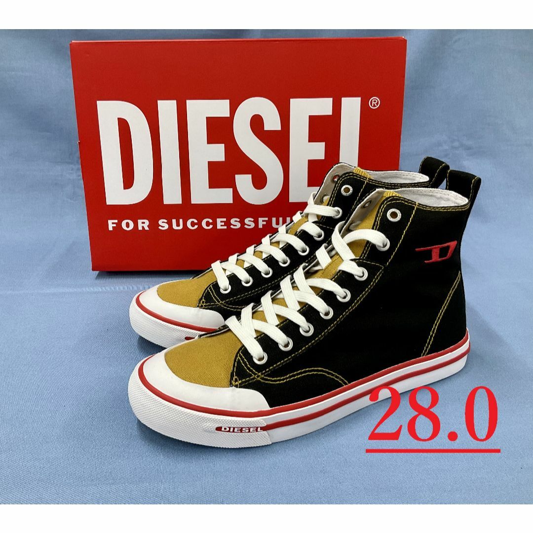 DIESEL(ディーゼル)のディーゼル　ハイカット スニーカー 11A23　28cm　新品　Y02879 メンズの靴/シューズ(スニーカー)の商品写真