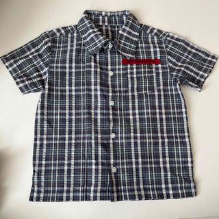 カンサイヤマモト(Kansai Yamamoto)の子ども服　チェックシャツ　110センチ(Tシャツ/カットソー)