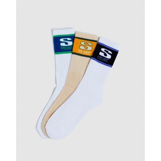 ステューシー(STUSSY)のStussy Big S Sports Socks 3 Pack ソックス(ソックス)