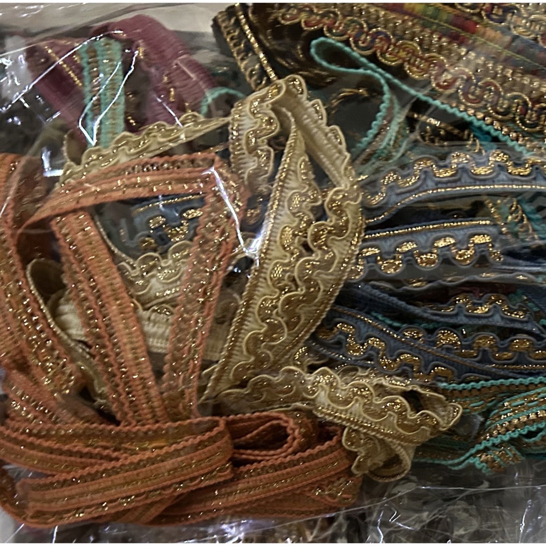 インドリボン まとめ ハンドメイドの素材/材料(生地/糸)の商品写真