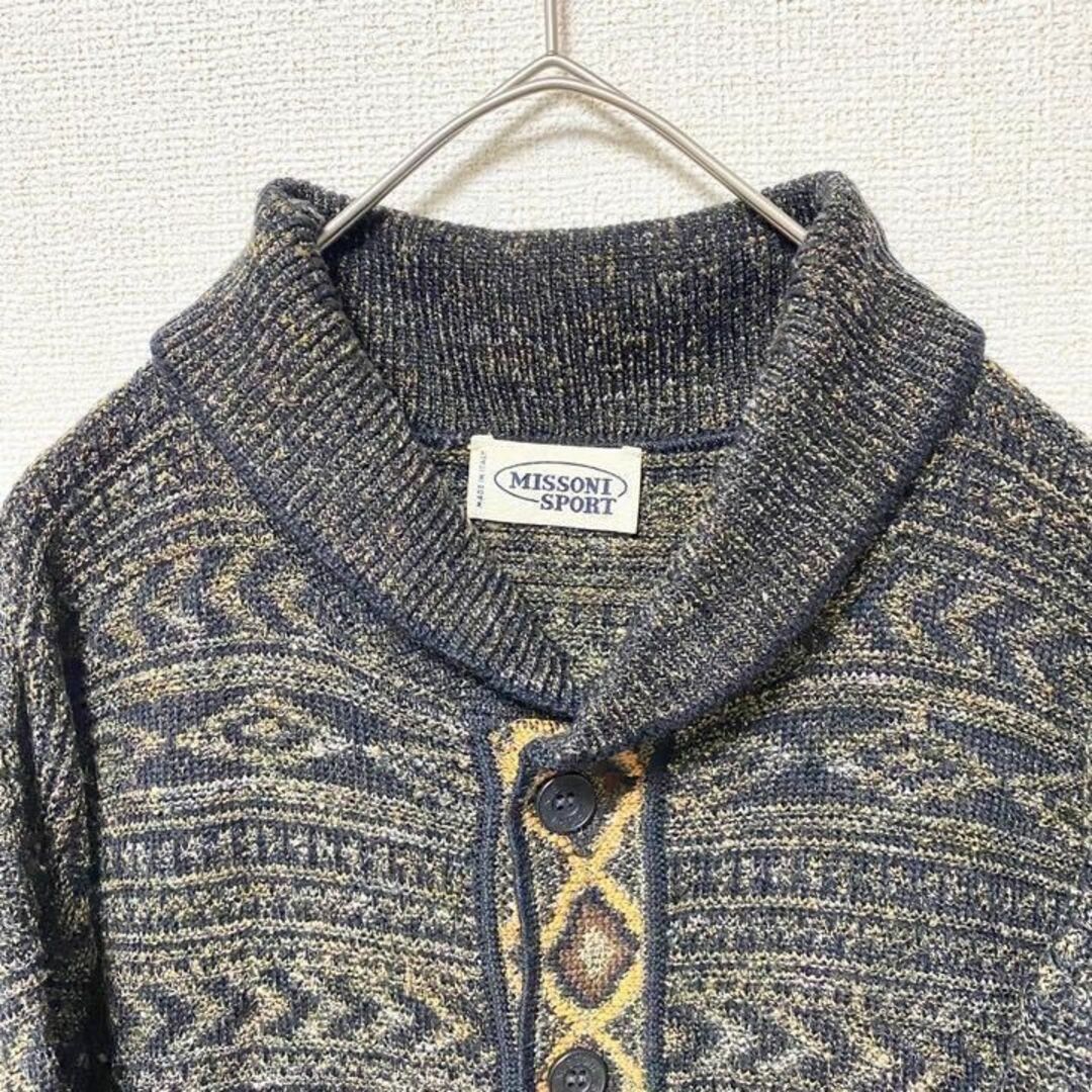 MISSONI - ニットポロシャツ デザインニット 長袖 ミッソーニ