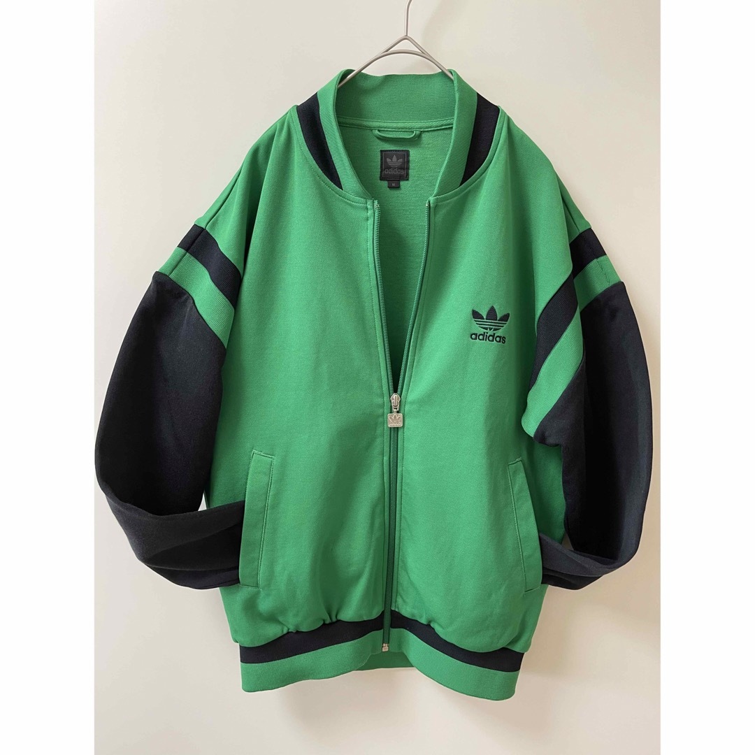 90s adidas トラックジャケット　ジップ　　ビンテージ　トレフォイル