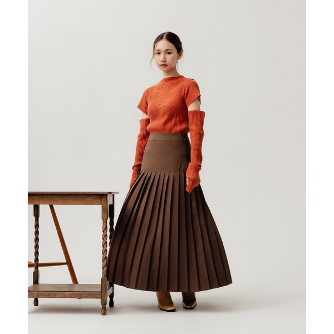 RANDEBOO Pleats long skirt