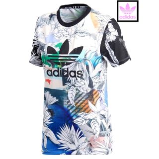 アディダス(adidas)のアディダス オリジナルス ファーム 花柄 グラデーション Tシャツ ジャージ(Tシャツ(半袖/袖なし))