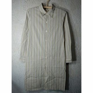 アーペーセー(A.P.C)のo6671　A.P.C.　アーペーセー　フランス製　長袖　シャツ　ワンピース(ひざ丈ワンピース)