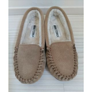 ミネトンカ(Minnetonka)のMINNETONKA/ミネトンカ ファーモカシン　サイズ6(スリッポン/モカシン)