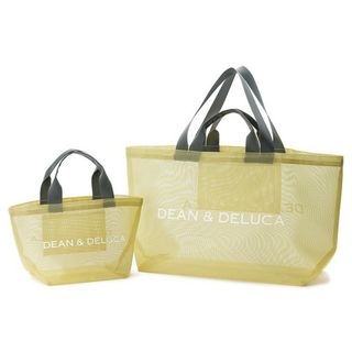 ディーンアンドデルーカ(DEAN & DELUCA)のDEAN & DELUCA　メッシュトートバッグ　シトラスイエローＳサイズ(エコバッグ)