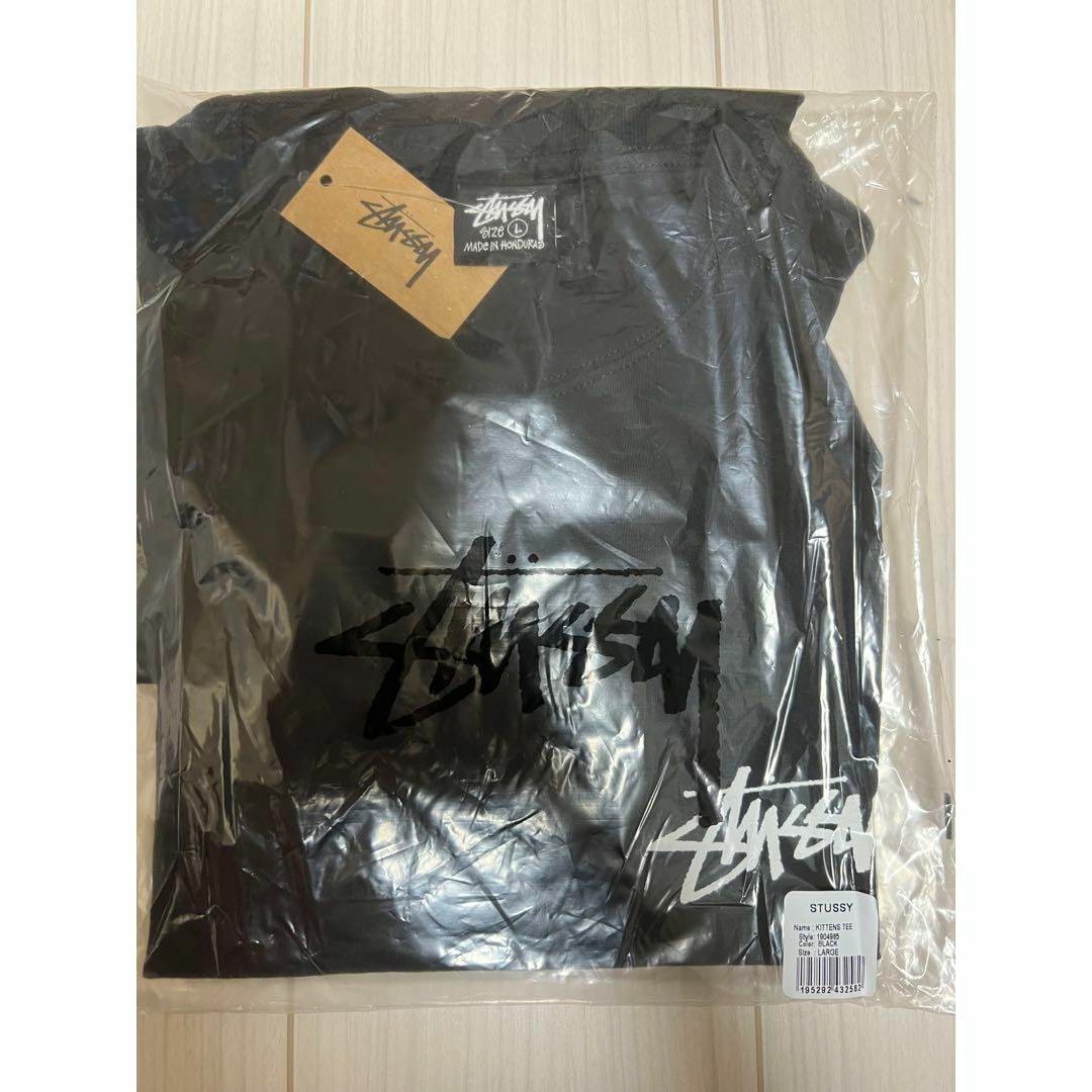 stussy KITTENS TEE Black Lサイズ 新品未使用 2