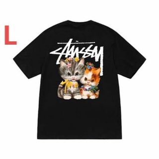 stussy KITTENS TEE Black Lサイズ 新品未使用(Tシャツ/カットソー(半袖/袖なし))