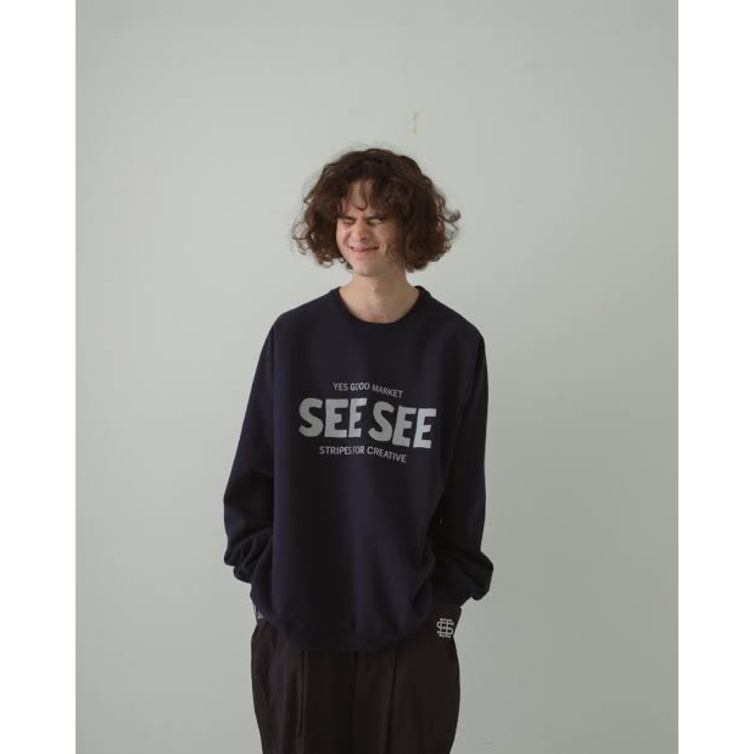 YGM × SEE × S.F.C ラグラン クルーネック スウェット L