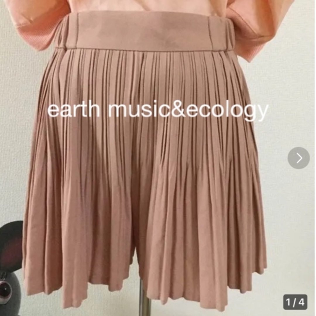 earth music & ecology(アースミュージックアンドエコロジー)の最低価格　earth music&ecology プリーツキュロット レディースのパンツ(キュロット)の商品写真