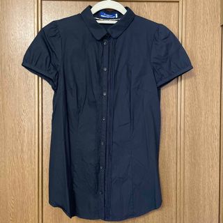 バーバリーブルーレーベル(BURBERRY BLUE LABEL)の【美品】バーバリーブルーレーベル 半袖ブラウス(シャツ/ブラウス(半袖/袖なし))