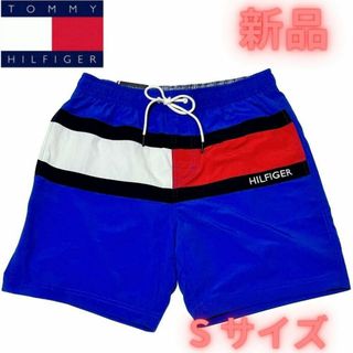 トミーヒルフィガー(TOMMY HILFIGER)の超レア！ 限定 TOMMY HILFIGER ハーフパンツ 青 S トリコロール(ショートパンツ)