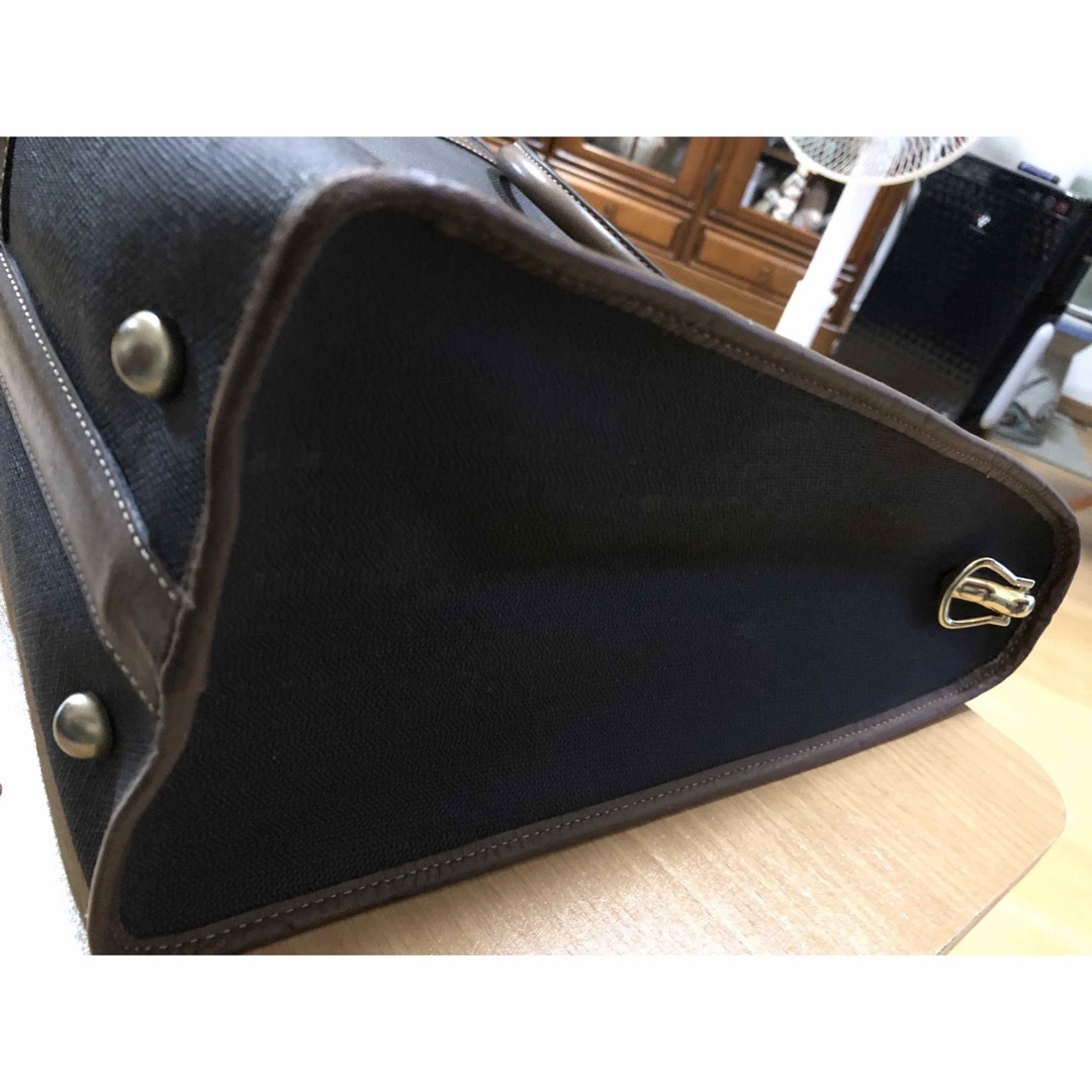 Dunhill - ダンヒルカバン ダンヒル PVCx本革 トラベル Dunhill - ダンヒルカバン ダンヒル PVCx本革 トラベル