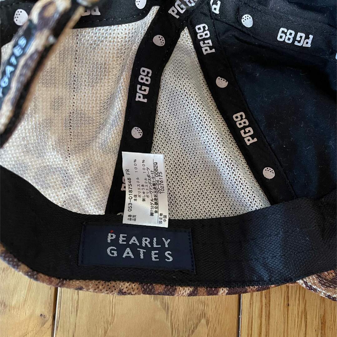 PEARLY GATES(パーリーゲイツ)のパーリーゲイツ メッシュキャップ　PEARLY GATES スポーツ/アウトドアのゴルフ(ウエア)の商品写真