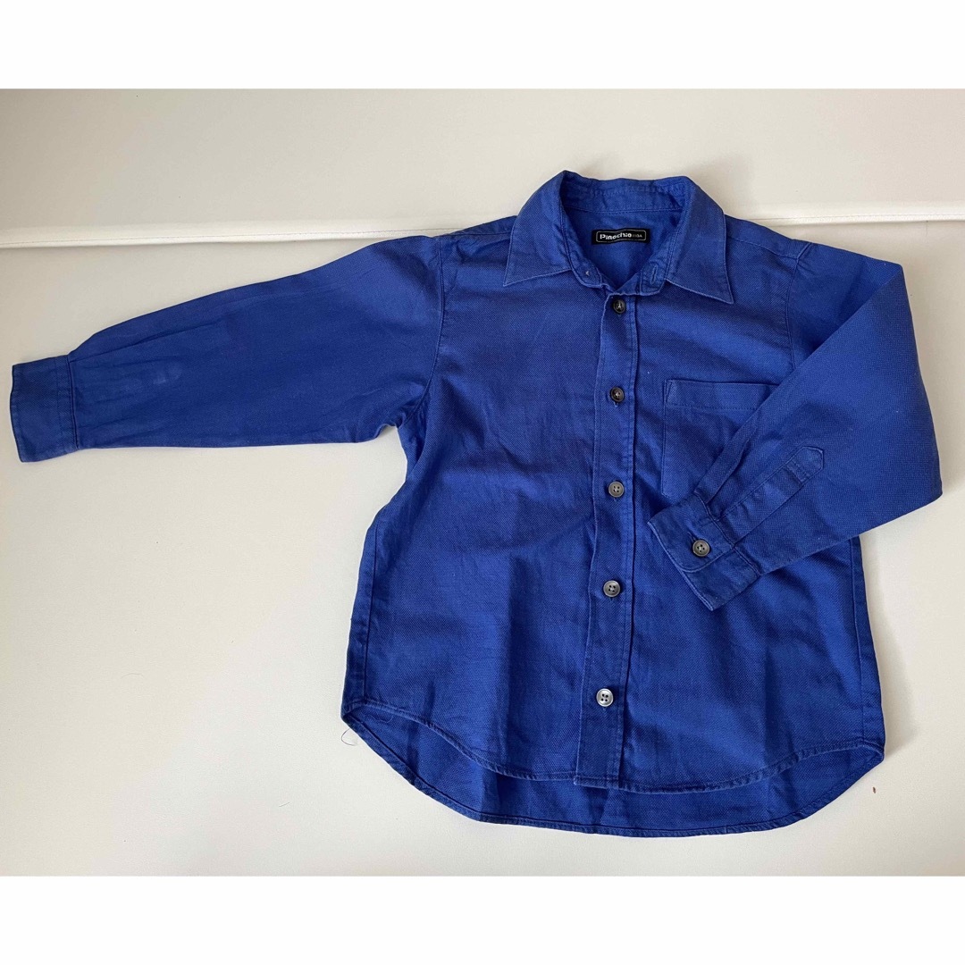 子ども服　男の子　シャツ　110センチ キッズ/ベビー/マタニティのキッズ服男の子用(90cm~)(Tシャツ/カットソー)の商品写真