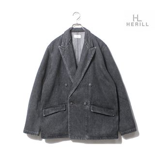 HERILL Gray Denim W Jacket(テーラードジャケット)