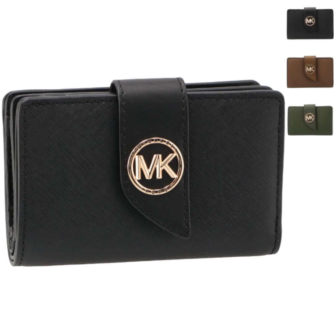 新品 マイケルコース MICHEAL KORS 三つ折り財布 イエロー　希少