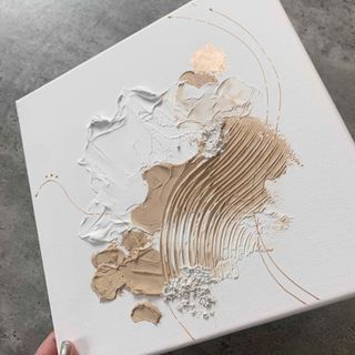 現代アート 30×30㎝ 2枚set テクスチャーアート モダン アートパネルの