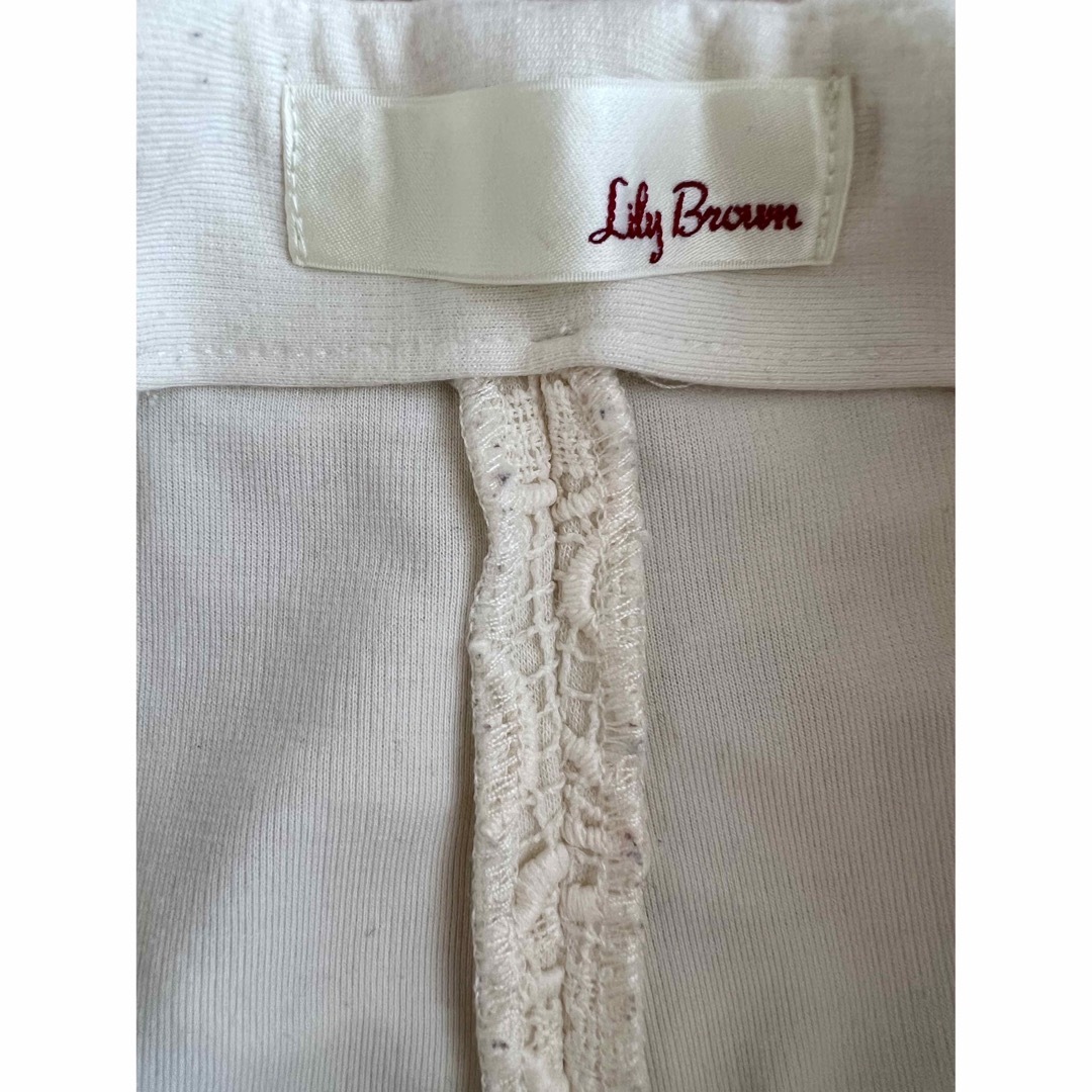 Lily Brown(リリーブラウン)のLily Brown ウエストタックレースショートパンツ０ レディースのパンツ(ショートパンツ)の商品写真