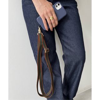 アパルトモンドゥーズィエムクラス(L'Appartement DEUXIEME CLASSE)のPhone Strap Holder ブラウンB(ネックストラップ)