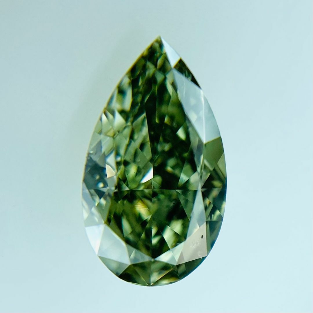 FANCY DARK GRAY YELLOWISH GREEN 0.800ct - その他