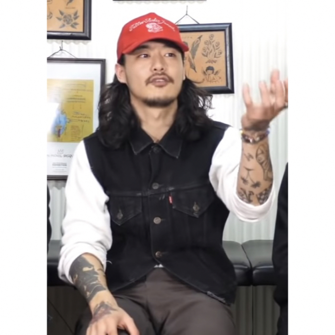 tattoo studio 併せ持つ yamada デニムキャップ山田蓮ビンテージ tattoo studio 併せ持つ yamada デニムキャップ山田蓮ビンテージ